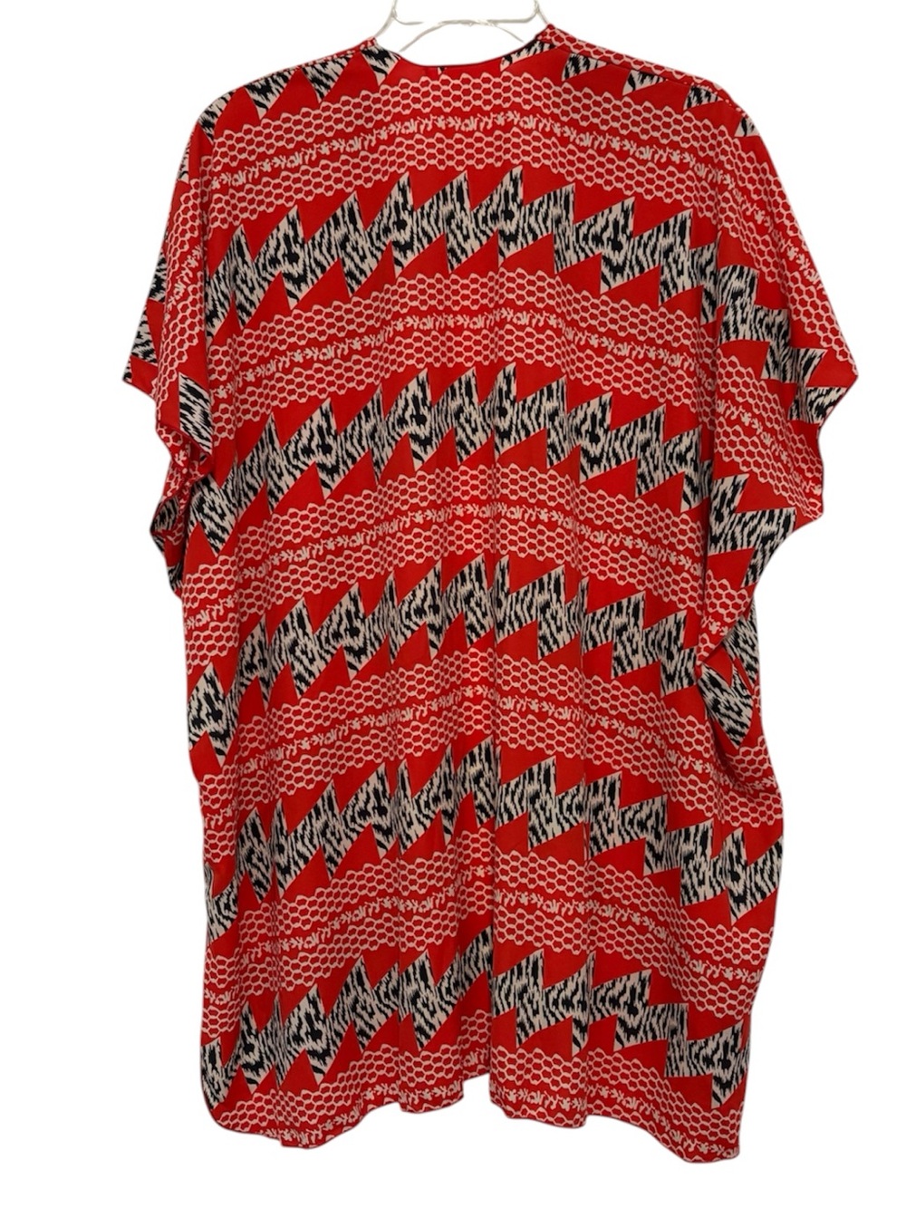 Chris & Carol Colorful Short Sleeve Kimono/Cover Up - Picture 3 of 5